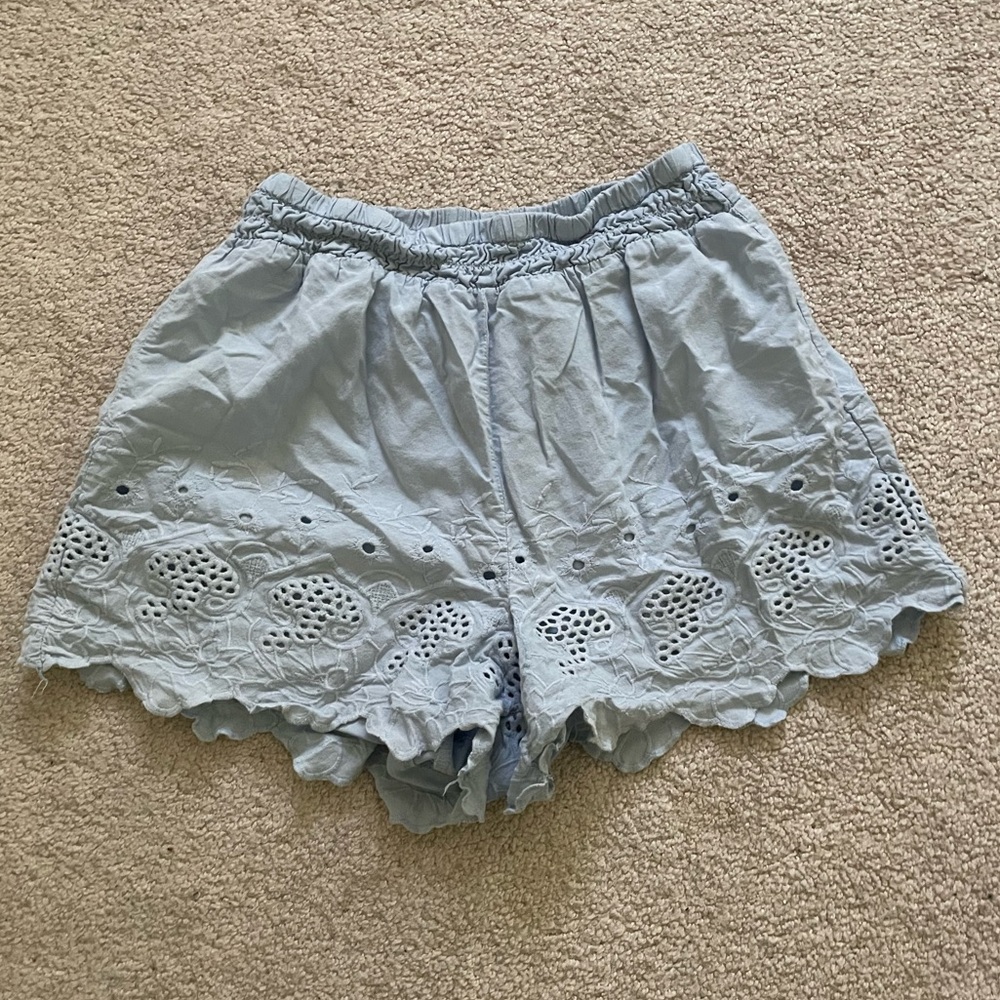 baby blue shorts